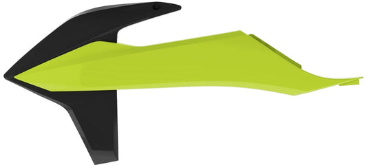 Polisport Radiator Covers Black/Neon Yellow KTM SX/SX-F