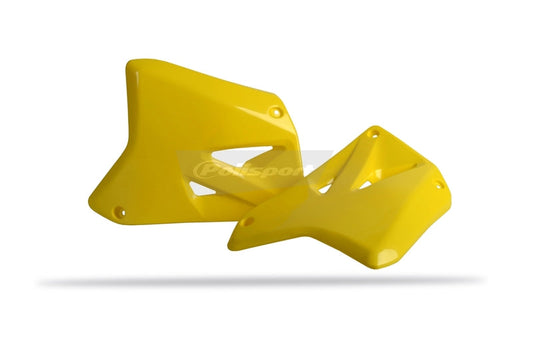 Polisport Radiator Covers Yellow Kawasaki KX85/KX100