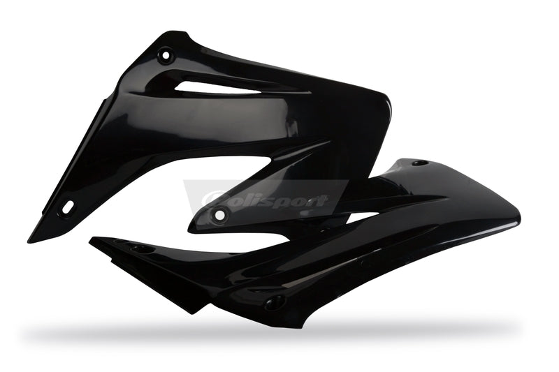 Polisport Radiator Covers Black Honda CRF250R/CRF450R