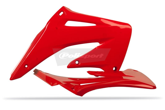 Polisport Radiator Covers Red Honda CRF450R