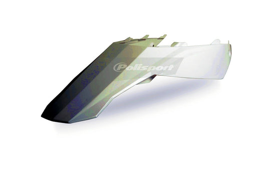Polisport Rear Fender + Integrated Side Panels White Gas Gas EC