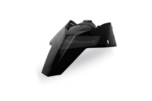 POLISPORT Rear Fender + Integrated Side Panels Black KTM