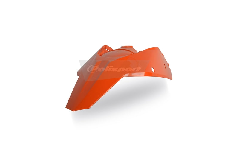 Polisport Rear Fender + Integrated Side Panels Orange KTM
