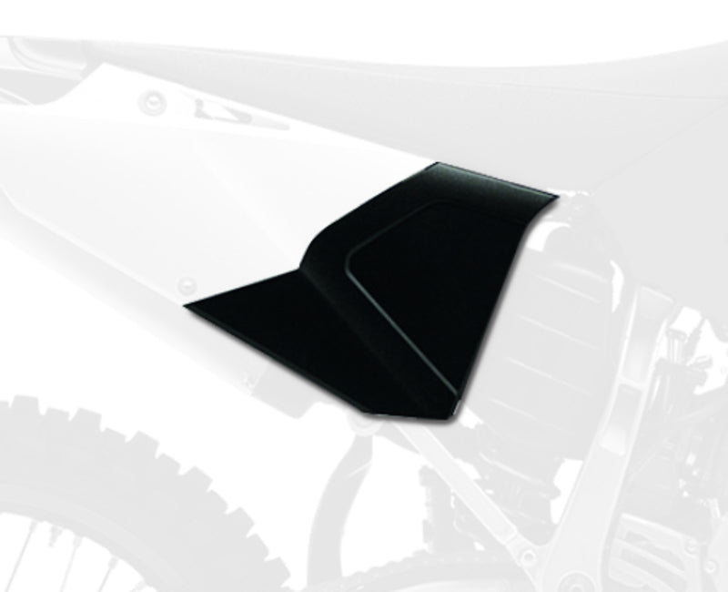 Polisport Airbox Restyled Black w/ Airbox Cover Yamaha YZ125/250/250X