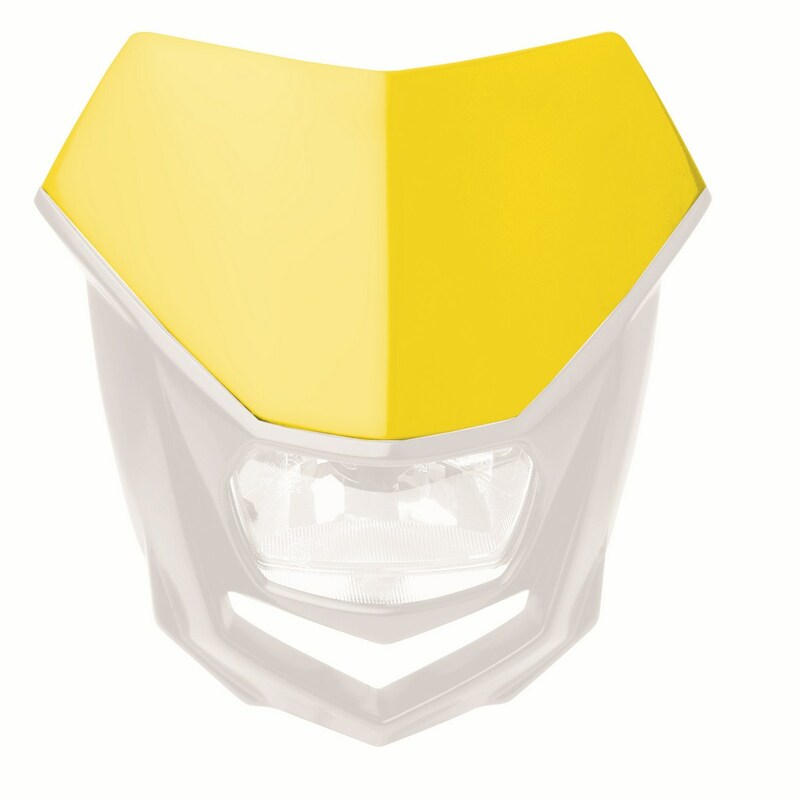 Polisport Halo Headlight Replacement Plate Yellow RM