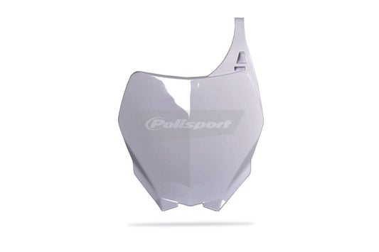 Polisport Front Number Plate White Yamaha