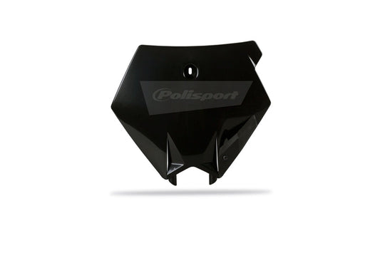 Polisport Front Number Plate Black KTM