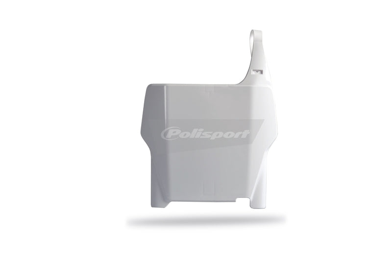Polisport Front Number Plate White Honda