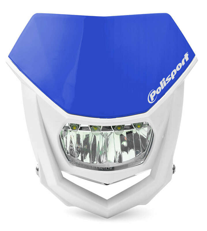 Polisport Halo LED Headlight Blue/White