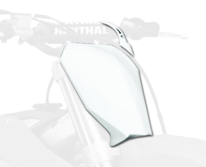 Polisport Front Number Plate White Honda CRF450R/RX