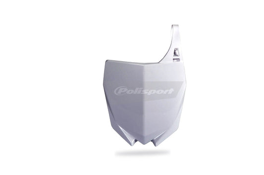 POLISPORT Front Number Plate White Yamaha