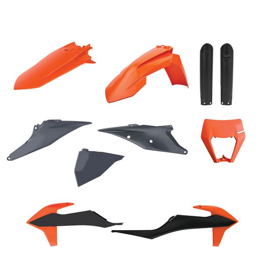 Polisport Plastic Kit OEM Color KTM