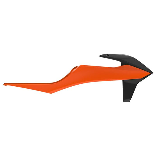 Polisport Radiator Covers Orange/Black KTM
