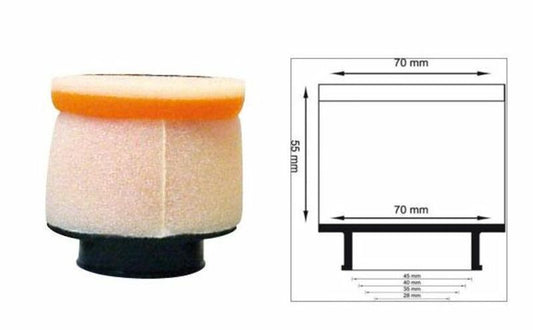 TWIN AIR Luchtfilter Cilindrical Ø63mm - 158722