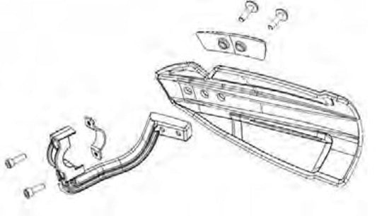 Polisport Hammer/MX Flow Handguards Mounting Kit