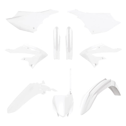 POLISPORT Plastic Kit - White Yamaha YZ125/250