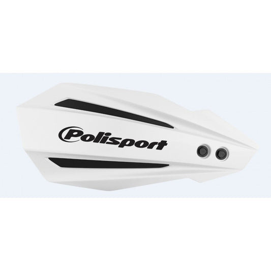 POLISPORT Handguards MX BULLIT White/Black- HONDA CRF