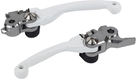 Polisport Pivot Unbreakable Lever Set White - Husqvarna