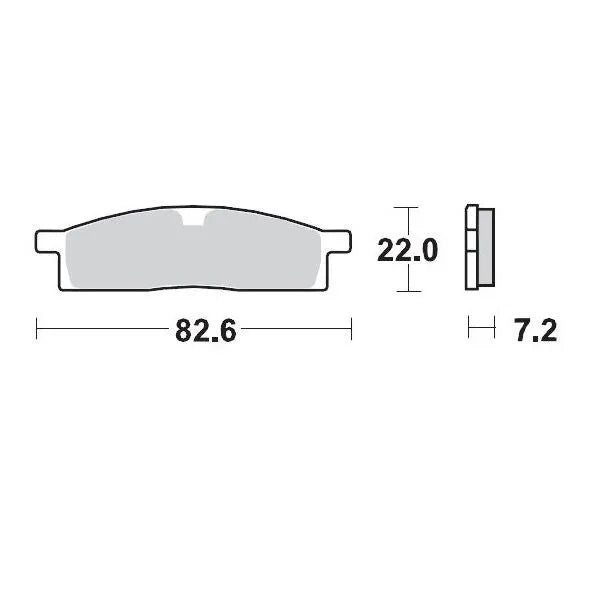 BRAKE PAD RACING