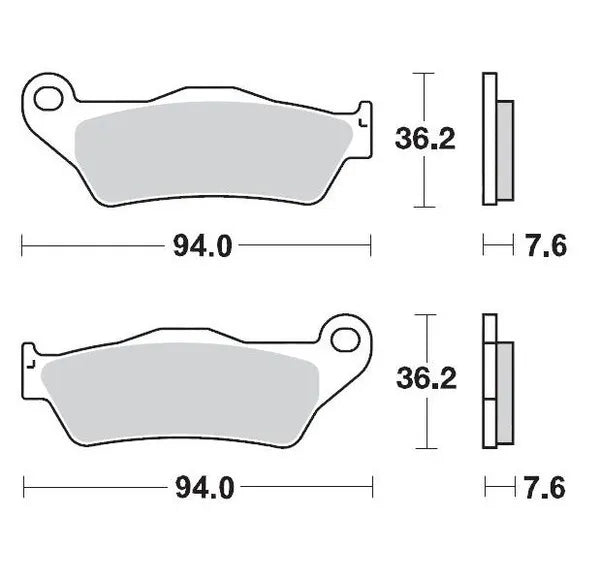 BRAKE PAD RACING GP