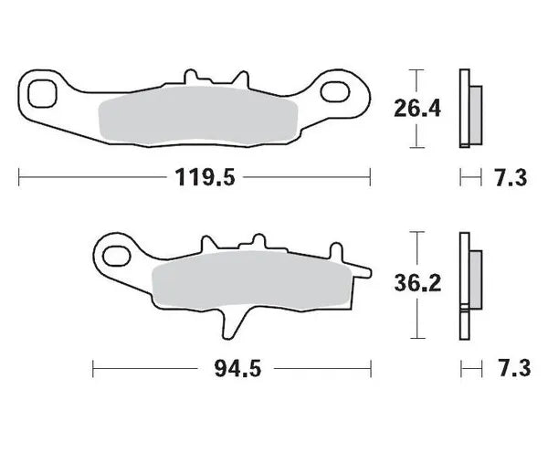 BRAKE PAD RACING GP