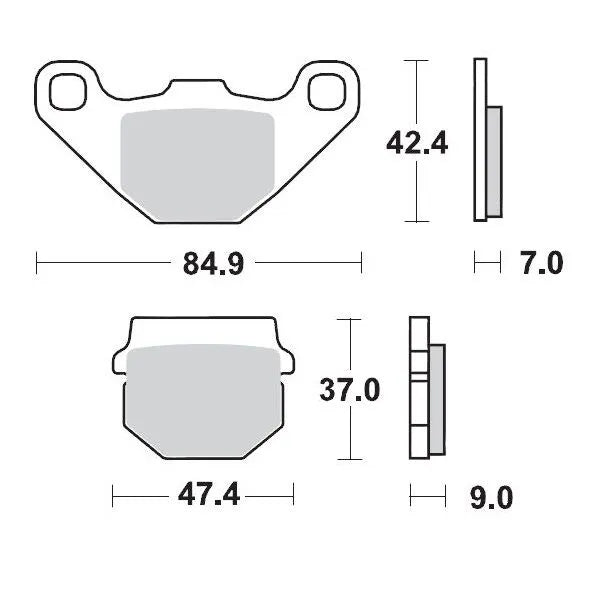 BRAKE PAD RACING