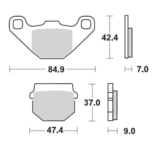BRAKE PAD RACING
