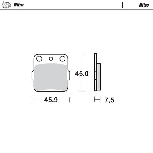 BRAKE PAD NITRO