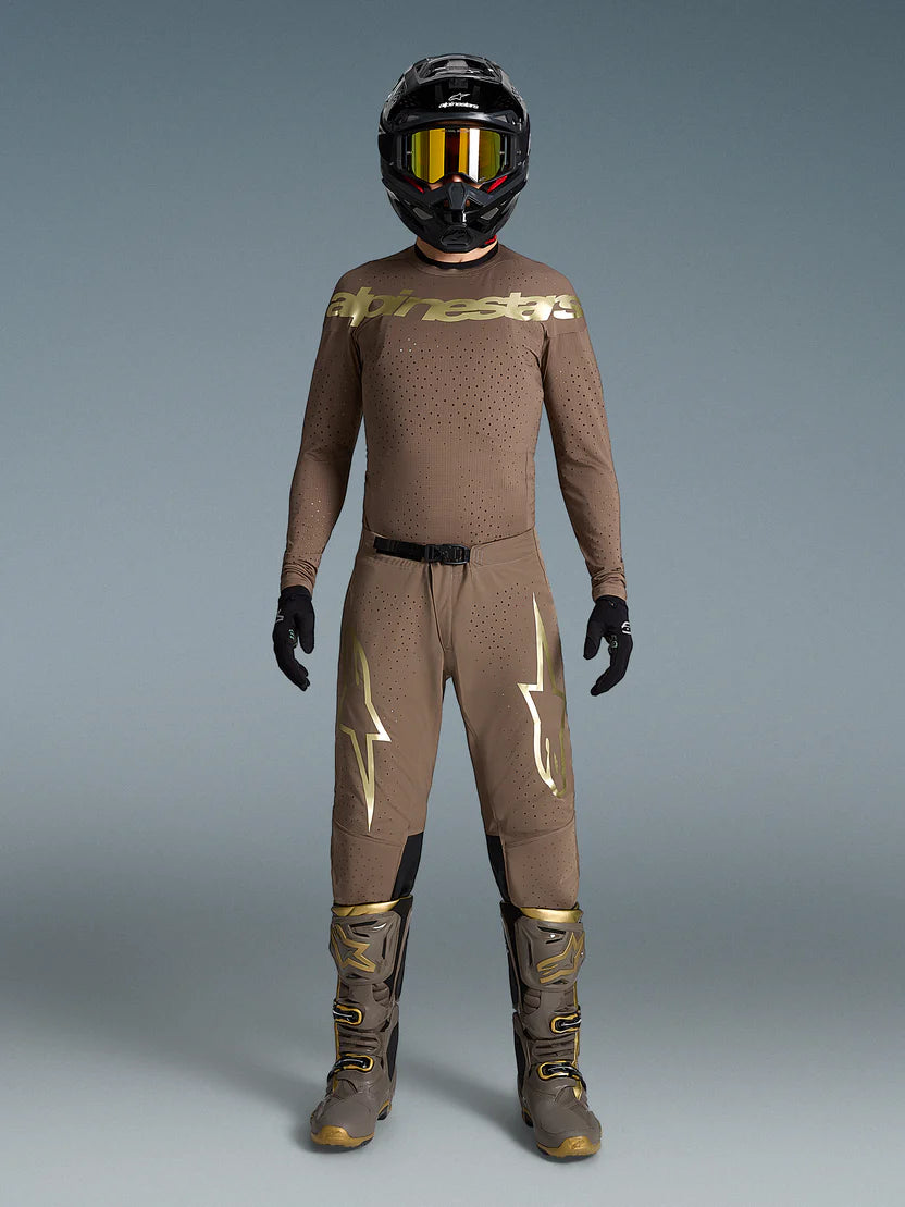 Alpinestars Limited Edition Supertech Air Gold set broek + shirt