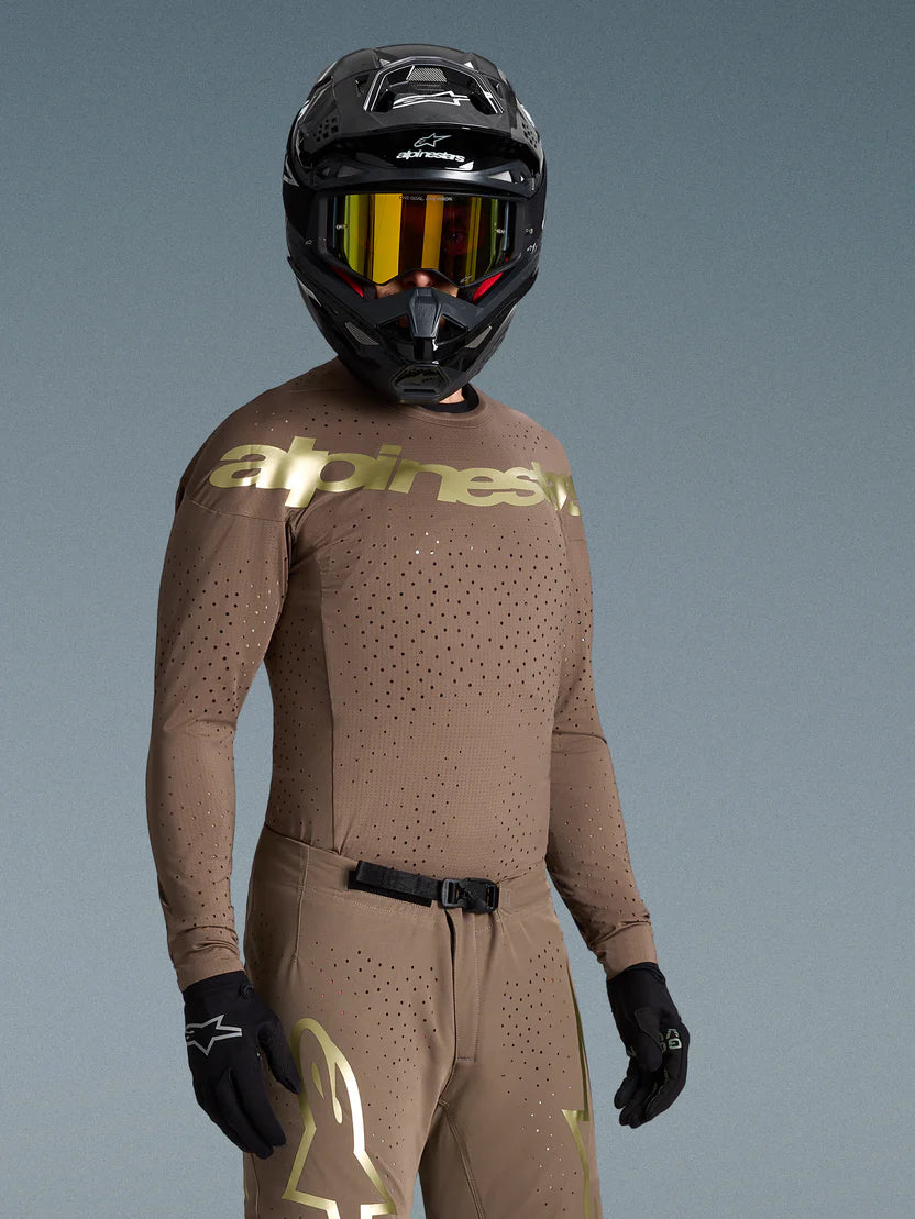 Alpinestars Limited Edition Supertech Air Gold set broek + shirt