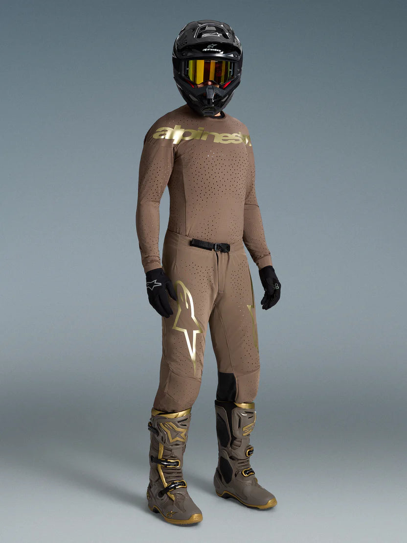 Alpinestars Limited Edition Supertech Air Gold set broek + shirt