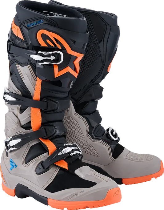 Laars TECH 7 ENDURO Zwart/WRM GRY/Oranje Fluor
