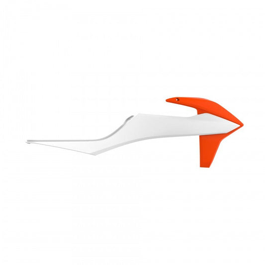 Polisport Radiator Covers Orange/White KTM
