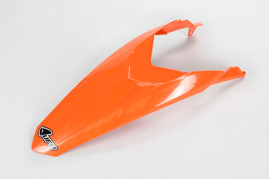 UFO Plast PLASTIC REAR FENDER, ORG/ORG