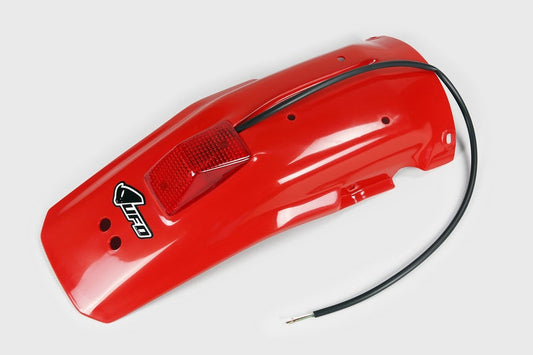 UFO Plast PLASTIC REAR FENDER, RED/RED