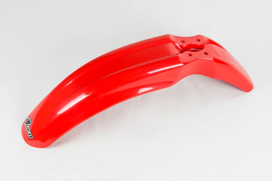 UFO Plast PLASTIC FRONT FENDER, RED/RED
