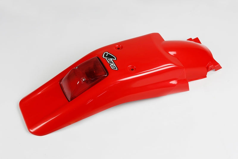 UFO Plast PLASTIC REAR FENDER, RED/RED