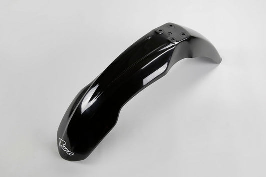 UFO Plast PLASTIC FRONT FENDER, BLK/BLK