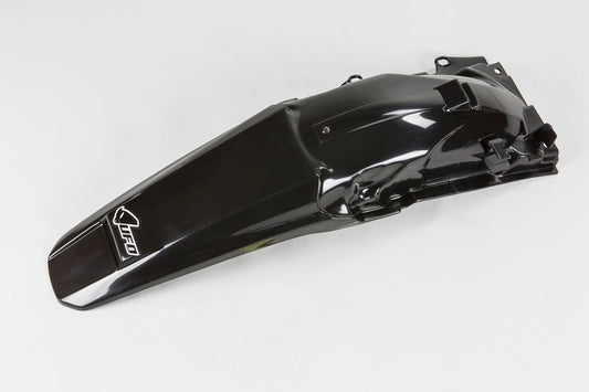 UFO Plast PLASTIC REAR FENDER, BLK/BLK