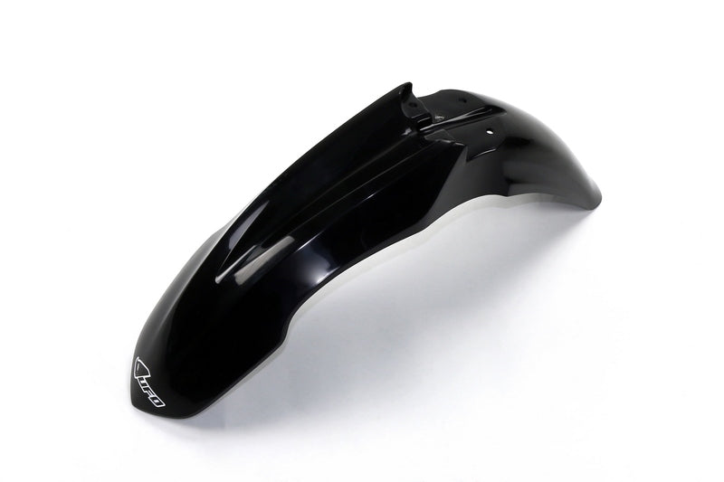 UFO Plast PLASTIC FRONT FENDER, BLK/BLK