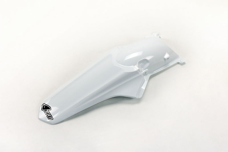 UFO Plast PLASTIC REAR FENDER, WHT/WHT