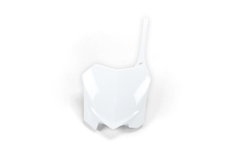 UFO Plast PLASTIC FRONT PLATE, WHT/WHT