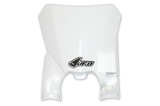 UFO Plast PLASTIC FRONT PLATE, WHT/WHT