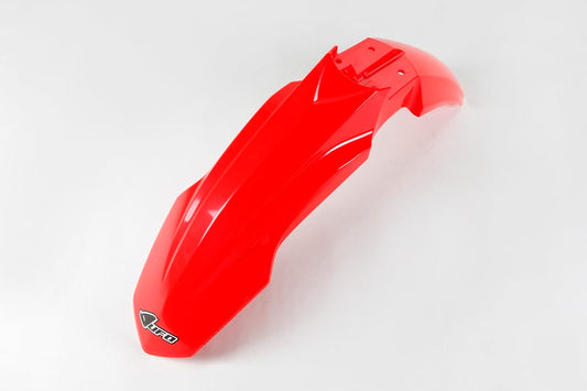 UFO Plast PLASTIC FRONT FENDER, RED/RED
