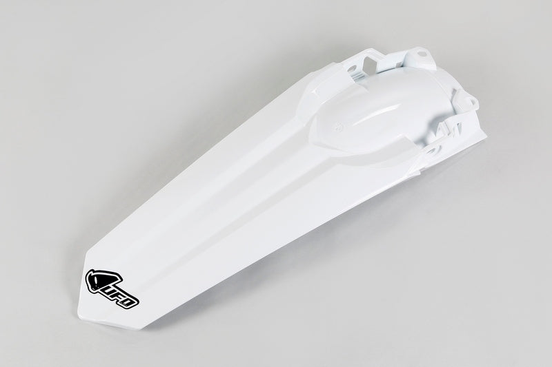 UFO Plast PLASTIC REAR FENDER, WHT/WHT