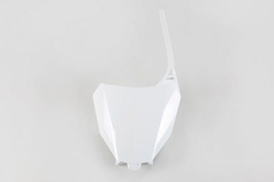 UFO Plast PLASTIC FRONT PLATE, WHT/WHT