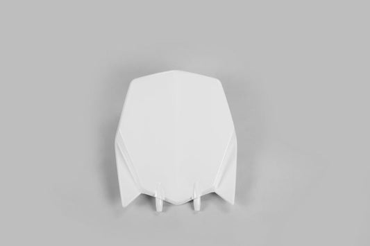 UFO Plast PLASTIC FRONT PLATE, WHT/WHT