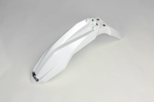 UFO Plast PLASTIC FRONT FENDER, WHT/WHT