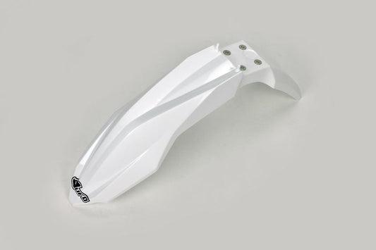 UFO Plast PLASTIC FRONT FENDER, WHT/WHT