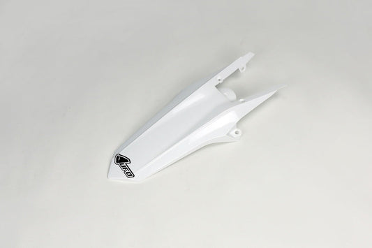 UFO Plast PLASTIC REAR FENDER, WHT/WHT